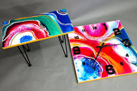 Counter top and shallow casting epoxy resin: Epoxy Resin 3d Wall Art Mixed Media Painting By Poovi Art Gallery Artfinder