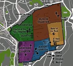 The jewish quarter lies directly west of the temple mount and sits on a higher hill than the temple mount itself. Wikiwand