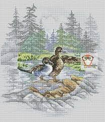 This adorably cute yellow rubber bath duck counted cross stitch pattern is very easy to make and is ideal as a handmade baby gift or bathroom wall décor. Duck Cross Stitch Birds Vintage Cross Stitch Pattern Duck Embroidery Pattern Vintage Cross Stitch Pattern Embroidery Patterns Vintage Vintage Cross Stitches