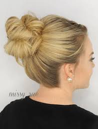 Waterfall Braid Top Knot