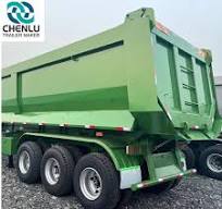 China Brand Hydraulic 5 Axle Heavy Duty Tipper U-Shape Rear Dump Semi  Trailer 3 Axles Hydraulic Cylinder Tipping Trailer Dump Truck Semi-Trailers  for ...