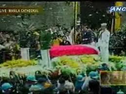 In march of 2008, aquino announced that she had been diagnosed with colorectal cancer. Cory Aquino Funeral Military Honors Youtube