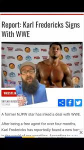 Karl fredericks has signed to the wwe #DoritosTriangleTryout #wweraw #nxt  #smackdown #wrestletok