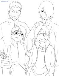 Kakashi drawing full body google search kakashi drawing. Boruto Coloring Pages Print And Color Wonder Day Coloring Pages For Children And Adults