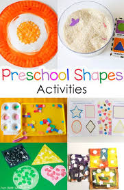 These shapes use the exact same colors as my color flashcards too. Colors And Shapes Activities For Preschoolers Shapes Preschool Shape Activities Preschool Shapes Activities