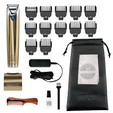 Case for wahl magic clips cordless clipper gold color. 18k Gold Trimmer 20pc Wahl Global