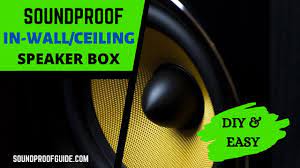 These are also called backer boxes, you can buy them or you can also build them yourself. In Ceiling Speaker Enclosure Diy Soundproof Backer Box Youtube