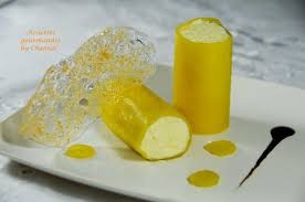 Cannelloni De Mangue A L Agar Agar Farci De Mousse Au Chocolat Blanc Assiettes Gourmandes Mousse Chocolat Blanc Desserts A L Assiette Mousse Au Chocolat