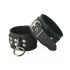 Leather cuffs bdsm
