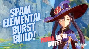 Genshin Impact Dps Mona Buff Unlimited Elemental Burst Build F2p Guide Ar34 Youtube