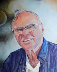 Derrick N. Straughn" Cousin Ricky gone but will always be remembered! Ebony  pencil and collage by RA