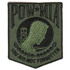 pow mia subdued green patch patches embroidered patches pow mia pinterest