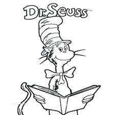 Coloring page dr seuss color printable pages happy birthday free. Coloring Pages Dr Seuss Coloring Pages Best Of Cat In The Hat Coloring Pages