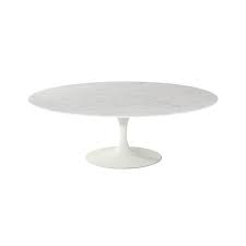 Tulip 48 oval marble coffee table with black base. Sandlake Saarinen 36 Round Tulip Marble Coffee Table Eero Saarinen Honormill Furniture