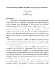 Akalah Analisis Unsur Ekstrinsik Dan Intrinsik Dalam Novel Orang