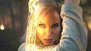 Angelina jolie has blonde hair for her new role as thena in marvel's upcoming movie the eternals, which will be released on november 6, 2020. Angelina Jolie In Eternals Footage Rocks Blonde Hair In Trailer Hollywood Life