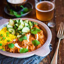 Pumpkin And Carrot Butter Chicken Nadia Lim Recipe Mint Salad Cucumber Mint Salad Healthy Recipes