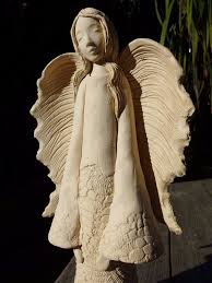 Handmade Ceramic Angel Art Perfect Idea For The Birthday First Communion Gift B Ebay Ceramic Angels Handmade Ceramics Paper Clay Art