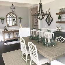 Stunning 55 Rustic Farmhouse Dining Room Table Ideas Insidecorate Com Dining Modern Farmhouse Dining Room Farm House Living Room Farmhouse Dining Room Table