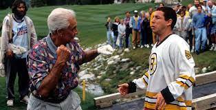 When happy discovers his grandmother. Happy 25th Happy Gilmore