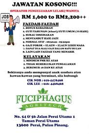 Agriculture, forestry, fishing and hunting. Operator Pegeluaran Fuciphagus Agritech Sdn Bhd Facebook