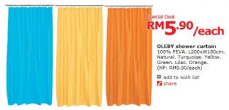 Maybe you would like to learn more about one of these? Ikea One Day Only Deals Oleby Shower Curtain