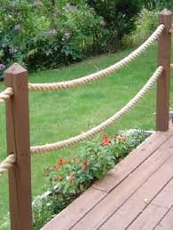 With the polyester rope, you can make your own durable decorative deck railing netting. 25 Rope Railing Ideas Rope Railing Rope Railing