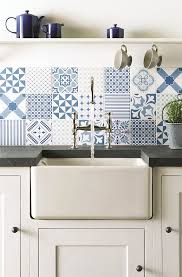 revestir suelos y paredes con azulejos en azul y blanco credence cuisine carreaux pour la cuisine idees dosseret cuisine