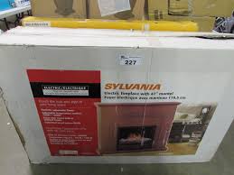 Maybe you would like to learn more about one of these? Sylvania Electric Fireplace With 47 Mantel Able Auctions