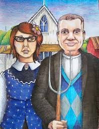 101 0172 Jpg 1 231 1 600 Pixels American Gothic American Gothic Painting American Gothic Parody