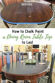 November 22, 2014 by rebecca farrant 4 comments. How To Chalk Paint A Table Top To Last