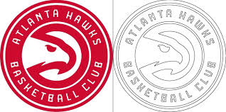 Owl_2020_atlanta_hawk.png ‎(454 × 454 pixels, file size: Atlanta Hawks Logo With A Sample Coloring Page Free Coloring Pages Coloring1 Com