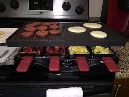 Scrambled Eggs Pancakes With Fruit Compote Bacon Foodiekimberly Com Velata Raclette Raclette Recipes Raclette Fruit Pancakes