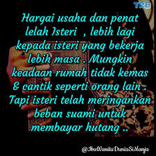 Dapat meringankan beban suami