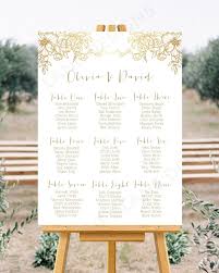 We Design Edit Printable Wedding Seating Chart