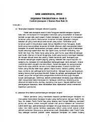Contoh Jawapan Esei Sej T4