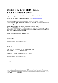 Maybe you would like to learn more about one of these? Doc Contoh Tata Tertib Bpd Badan Permusyawaratab Desa Surya Roy Academia Edu