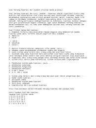 Maybe you would like to learn more about one of these? Soal Essay Koperasi Beserta Jawabannya