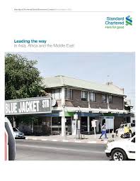 Standard chartered bank botswana limited provides consumer and wholesale banking products and services in botswana. Standard Chartered Bank Botswana Limited Stanch Bw 2012 Annual Report Africanfinancials