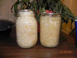 canning homemade canning fermented cabbage sauerkraut