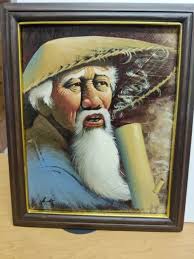 BEAUTIFUL VINTAGE OIL Painting WWII Soldier Portrait by Edith Scofield,  Nice $205.00