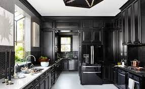 • traditional paneled cabinets give your kitchen a tailored look • cabinets ship next day. One Color Fits Most Black Kitchen Cabinets
