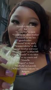 Ayanda from Thandekas Diary Now