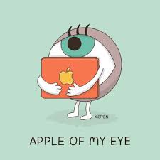 A bright red spot on the white of your eye is typically a sign of a subconjunctival hemorrhage. English Is Funtastic Meaning Of Apple Of My Eye