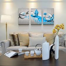 A dining room feels empty without artwork. Buy Canvas Wall Art For Kitchen Wall Decor For Dining Room Modern Family Fashion Canvas Art Restaurant Abstract Wine Glass Pictures Artwork Wall Paintings Ready To Hang Home Decorations 12 X 16