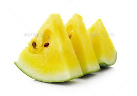 Yellow Watermelon Isolated On White Background White Background Photography Websites Inspiration Watermelon