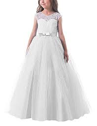 Vestito da festa ragazza bambine fiore matrimonio partito abito in pizzo ricamato pageant abiti compleanno comunione cerimonia principessa lungo vestire da sera in tulle senza maniche 4 13 anni abbigliamento bimmer mk. 30 Migliori Abiti Cresima Nel 2021 Recensioni Opinioni Prezzi