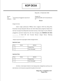 Surat keterangan sakit yang dikeluarkan oleh puskesmas biasanya dapat digunakan untuk instansi kecil dan menengah. Contoh Surat Pergantian Speciment Bank Media Desa
