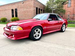Image result for Bright Red 1991 Mustang
