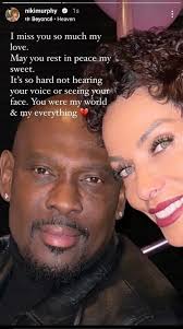 Nicole Murphy's boyfriend has died.